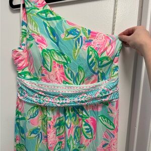 Lilly Pulitzer one shoulder dress